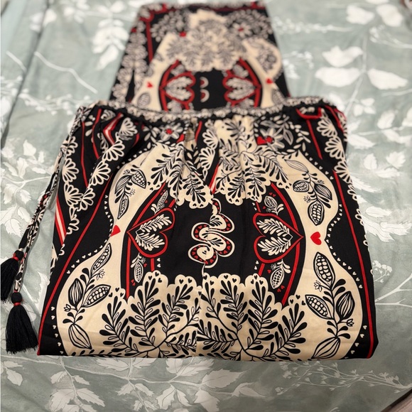 Rachel Zoe Black and Cream Wide Leg - Picture 2 of 4